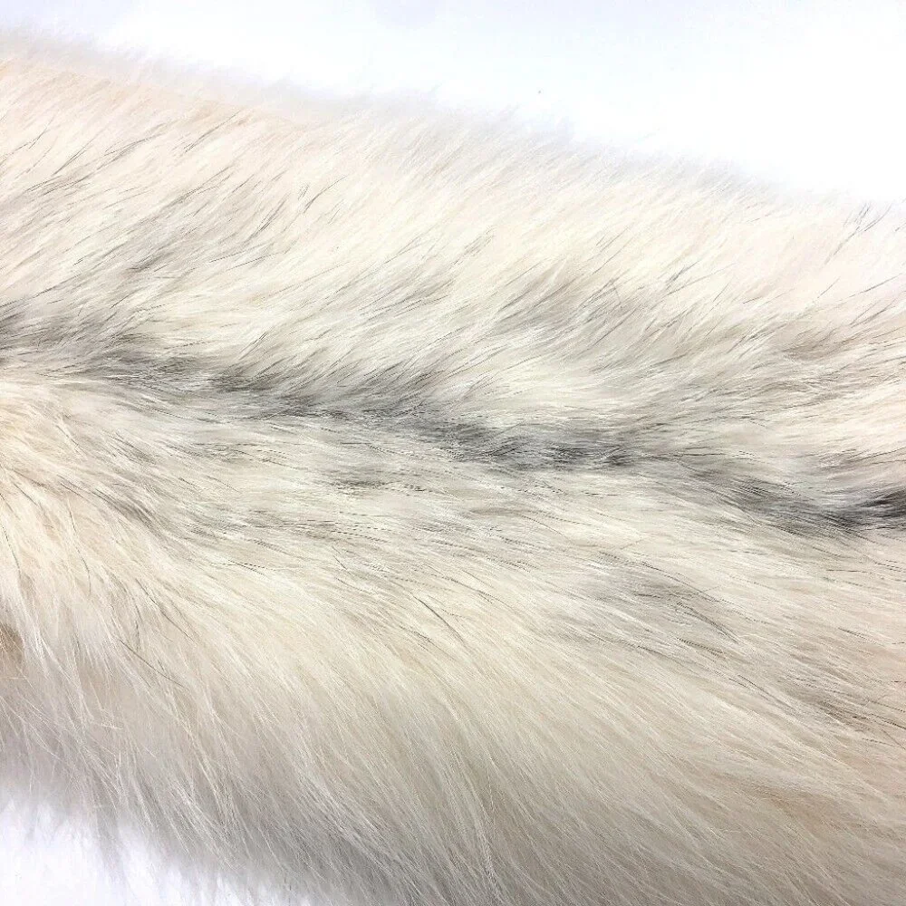 AUTH Dior 86FUR250I820 heart fur Scarf Nylon White/Red/Black